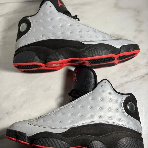 Jordan 13 Reflective Silver Great Condition non-og box sz: 12 - Picture 5 of 10